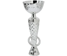 PUCHAR METALOWY Sidabrinis 28,5 CM TRYUMF