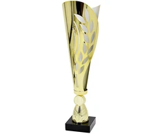 PUCHAR METALOWY ZŁOTO Sidabrinis 38,5 CM TRYUMF