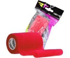 REA TAPE Elastinis lipnus tvarsčiai COHESIVE BAND savaiminio lipnumo 4,5 m 7,5 cm raudonas
