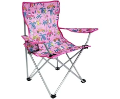KOOPMAN Turistinė kėdė SKŁADANE DZIECIĘCE RÓŻOWE KIDS COLLECTION