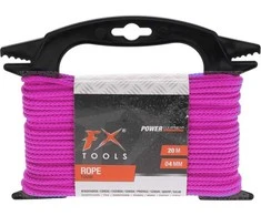 Redcliffs Turistinė virvė 4 mm x 20 m rožinė