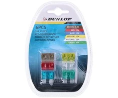 Dunlop - Automobilių saugikliai 6 vnt.