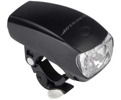 Dviračio LED lempų rinkinys priekyje ir gale Dunlop