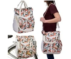 Dviračio bagažinės maišas 20L Dunlop gėlės