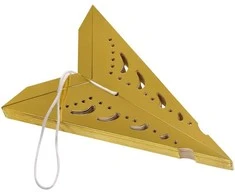 Saska Garden popierinė auksinė žvaigždės dekoracija 45 cm