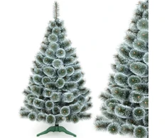 Saska Garden Kalėdinė eglutė su virve Klara Snow 200cm
