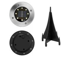 Sodo žibintas su saulės baterija Saska Garden 8 LED, 4 vnt.