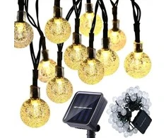 Saska Garden Lauko saulės girlianda, 4,9 m, LED šviesos