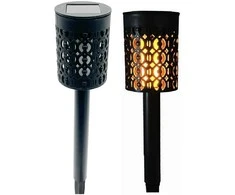 Saska Garden Saulės lempa deglas liepsnos efektas 36 cm