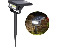 Saska Garden Įgręžiama saulės lempa su 10 LED
