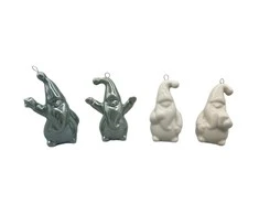 Saska Garden Kalėdinė porcelianinė bombka 8 cm