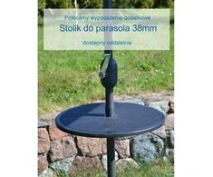 Saska Garden Sulankstomas sodo skėtis 300 cm bežinis
