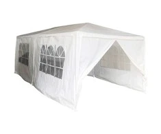 Saska Garden Sodo palapinė 6x3m, 6 sienos, balta