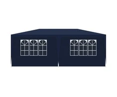 Saska Garden Sodo paviljonas 6x3 m mėlynas su sienomis