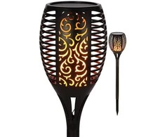 Saska Garden Saulės lempa su liepsnos efektu 36 LED
