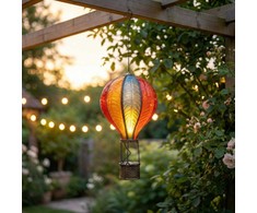 Saska Garden Saulės energija varomas balioninis šviestuvas 30 LED 20x56cm