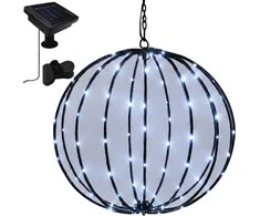 Pakabinamas šviestuvas Saska Garden Pakabinamas 30cm 120 LED saulės šviestuvas