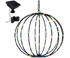Pakabinamas šviestuvas Saska Garden Pakabinamas saulės šviestuvas 30 cm su LED