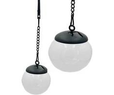 Saska Garden Saulės lempa plastikinė kabanti 10x30 cm