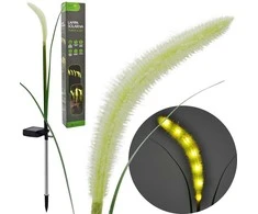 Saska Garden Saulės lempa žolė 6 LED 75 cm