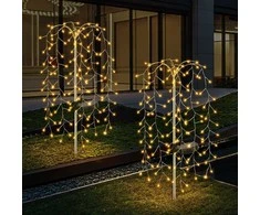 Saska Garden SAULĖS ENERGIJOS LEMPA MEDELIS FEJERVERKAS 72CM 120 LED 1067452