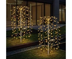 Saska Garden SAULĖS ENERGIJOS LEMPA MEDELIS FEJERVERKAS 72CM 120 LED 1067452