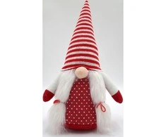 Saska Garden Kalėdinis dekoratyvinis gnomukas Candy Girl 35 cm