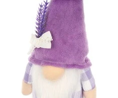Saska Garden NYKŠTUKAS GNOMAS LAVANDA BOY 20CM PAVASARIO DEKORACIJA 1052519