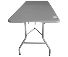 Saska Garden Sulankomas stalas 180x70 cm 100 kg pilkas