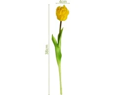 Saska Garden Geltona tulpė 38 cm kaip natūrali