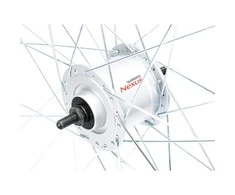 28 colių priekinis ratas su Shimano stebule