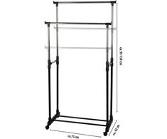 Alpina Reguliuojamas mobilus drabužių kabykla 75–158 cm