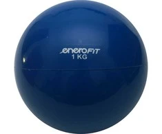 Svertinis kamuolys 1kg mėlynas Enero Fit