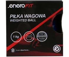 Svertinis kamuolys 1kg mėlynas Enero Fit