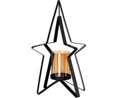 Lumarko Metalinė žvakidė žvaigždė, 31,5 cm