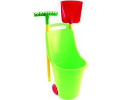 Paradiso Toys Lauko žaislas Paradiso GARDEN TROLLEY WITH TOOLS, 33x44 cm