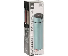 Excellent Houseware Excellent Housewere THERMOS TOURIST PUODULIS SU TERMOMETRA 450ml MĖLYNA