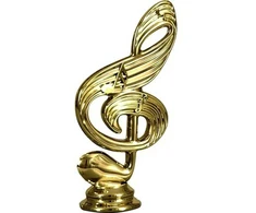 Tryumf Plastikinė figūrėlė muzikantas - muzikinė nata F157/G