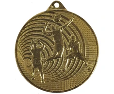 Tryumf Medal auksinė siatkówka Medal plieno MMC3073/G