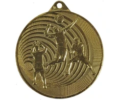 Tryumf Medal auksinė siatkówka Medal plieno MMC3073/G