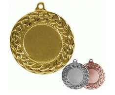 Tryumf Medal auksinė su miejscem na emblemat 25 mm - medal plieno