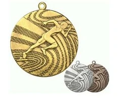 Tryumf Medal auksinė - biegi - medal plieno