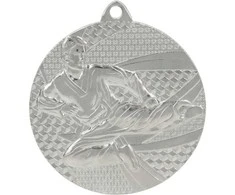 Tryumf Medal sidabrinė- karate - medal plieno