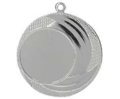 Tryumf Bendras sidabro medalis su vieta 25 mm plieninei emblemai