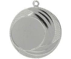 Tryumf Bendras sidabro medalis su vieta 25 mm plieninei emblemai