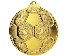 Tryumf PLIENINIS FUTBOLO MEDALINIS FI 50 MMC8850/G - AUKSINIS