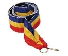Tryumf Kaspinas 22 mm - mėlyna-geltona-raudona