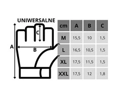 Universalios fitness pirštinės XL Enero Fit