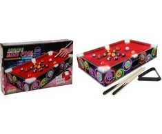 Tender Toys MINI BILIARDO STALAS SU LED-ŠVIESOS PRIEDAIS