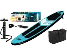 XQMAX Pripučiamas SUP rinkinys, 90 kg, 245x57x10 cm